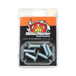 Moto-Master, Disc bolt M6*18 Countersunk 6pcs, REAR FRONT