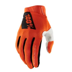 100%, RIDEFIT Gloves, ADULT, NEON ORANGE