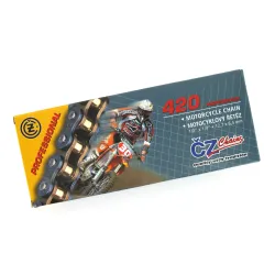 CZ Chains, Chain MX, 130 Links, Professional, 420