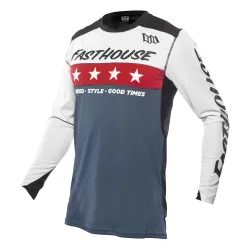 Fasthouse, Jersey, Elrod Astre, ADULT, BLUE RED WHITE