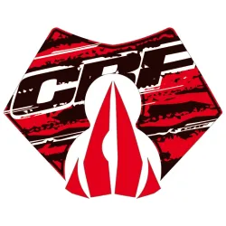 Trail Tech, X2 Graphic Sticker - CRF -, RED