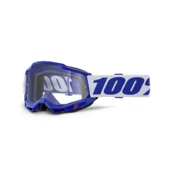 100%, ACCURI 2 Goggle Blue - Clear Lens, ADULT
