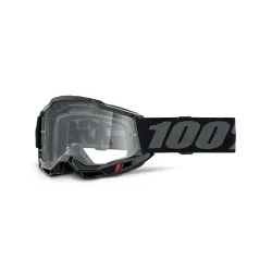100%, ACCURI 2 OTG Goggle Black - Clear Lens, ADULT