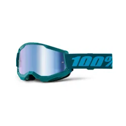 100%, STRATA 2 Goggle Stone - Mirror Blue Lens, ADULT