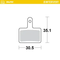 Moto-Master, Brake Pads Bicycle Sinter Sport