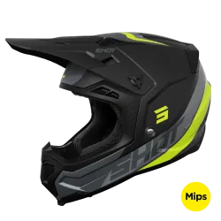 Shot, HELMET CORE CUSTOM NEON YELLOW MATT, ADULT