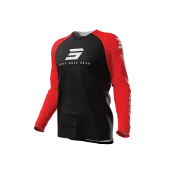Shot, JERSEY RAW ESCAPE, ADULT, BLACK RED
