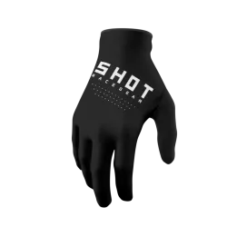 Shot, GLOVES RAW, ADULT, BLACK