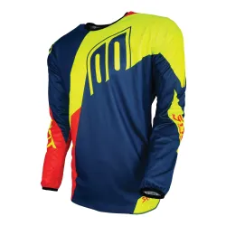 Shot, JERSEY DEVO ALERT, ADULT, M, BLUE NEON RED YELLOW