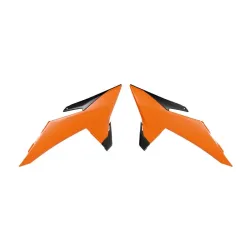 Rtech, Radiator Scoops, BLACK ORANGE