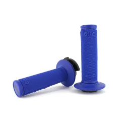 Progrip, 709 Single Density Half Waffle LOCK ON GRIPS, BLUE