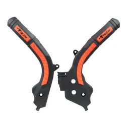 Rtech, Frame Protectors, BLACK ORANGE