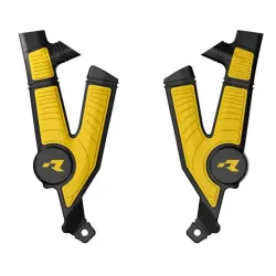 Rtech, Frame Protectors, BLACK YELLOW