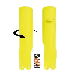 Rtech, Fork Protectors Factory Full Wrap, YELLOW