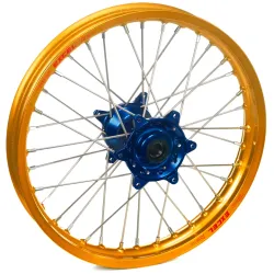 Haan Wheels, Complete Wheel, REAR, 18", BLUE GOLD