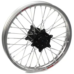 Haan Wheels, Complete Wheel, REAR, 19", BLACK SILVER