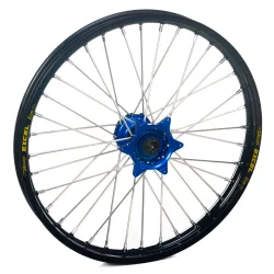 Haan Wheels, Complete Wheel, FRONT, 21", BLACK BLUE